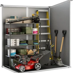 Casetta da giardino Grigio Manor Pent 6x4