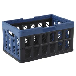 Cassa Pieghevole con Maniglie Cargo 24 Litri Blu Ardesia