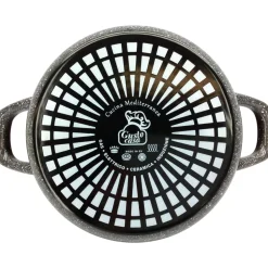 Casseruola Antiaderente 2 manici Grey Stone diametro 20 cm