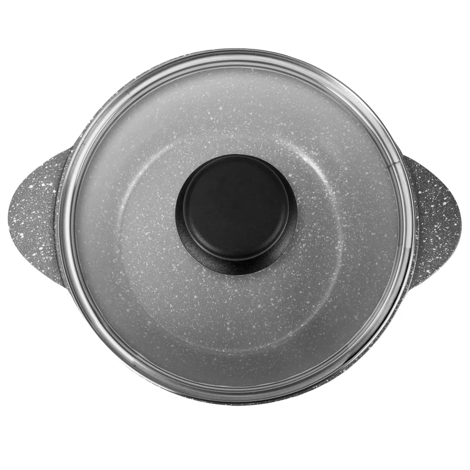 Casseruola con coperchio e fondo a induzione Linea ChefStone diametro 28 cm
