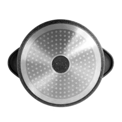 Casseruola con coperchio e fondo a induzione Linea ChefStone diametro 28 cm