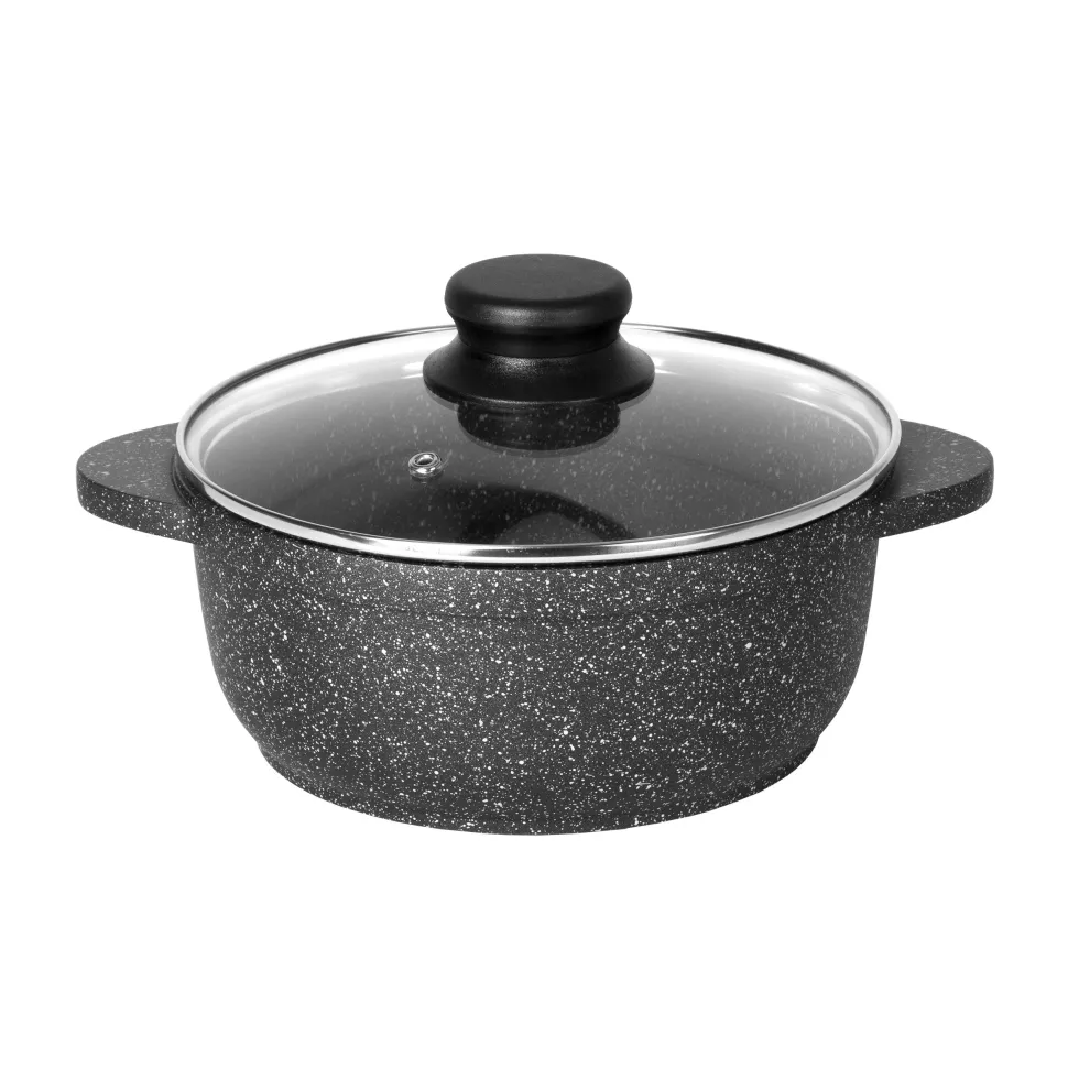 Casseruola con coperchio e fondo a induzione Linea ChefStone diametro 28 cm