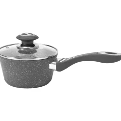 Casseruola con coperchio in alluminio pressofuso Linea CookStone diametro 16 cm