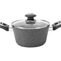 Casseruola con coperchio in alluminio pressofuso Linea CookStone diametro 32 cm