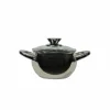 Casseruola in acciaio inox Veronique con coperchio in vetro temperato diametro 18 cm