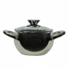 Casseruola in acciaio inox Veronique con coperchio in vetro temperato diametro 28 cm