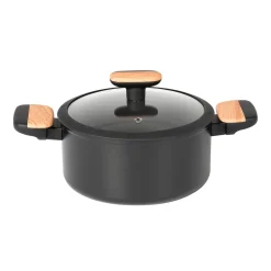 Casseruola in alluminio forgiato con coperchio Linea Japan diametro 20 cm