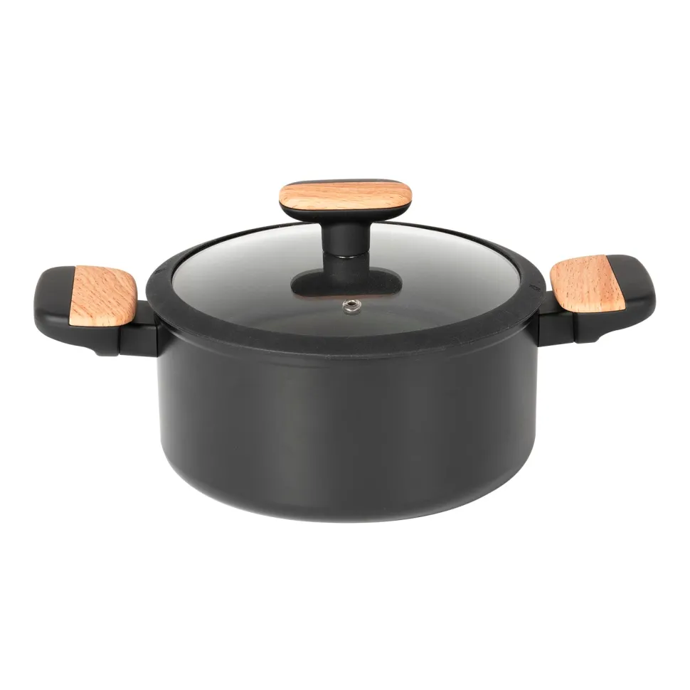 Casseruola in alluminio forgiato con coperchio Linea Japan diametro 20 cm