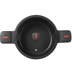 Casseruola in alluminio pressofuso con coperchio in vetro Linea Grenoble diametro 28 cm