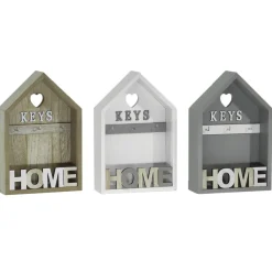 Cassetta portachiavi Keys in legno 3 posti