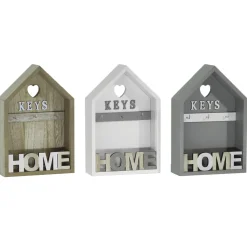 Cassetta portachiavi Keys in legno 3 posti