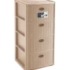 Cassettiera Linea Elegance 4 cassetti Cashmere