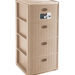 Cassettiera Linea Elegance 4 cassetti Cashmere