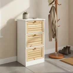 Cassettiera Multiuso 3 cassetti Legno di Abete Linea Woodhandy
