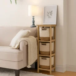Cassettiera Multiuso Linea Woodhandy 3 Cassetti Slim