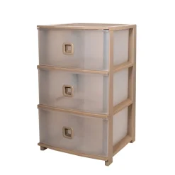 Cassettiera Pratika Plus 3 cassetti Tortora