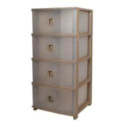 Cassettiera Pratika Plus 4 cassetti Tortora