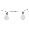 Catena Luminosa 10 Lampadine Solari Luce Multicolor da esterno