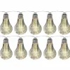 Catena luminosa 10 lampadine solari luce calda da esterno, catena 3,8 metri