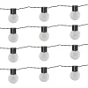 Catena Luminosa Solare 40 Lampadine LED Luce Calda da Esterno