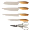 Ceppo coltelli con stand Wood Design 5 pezzi
