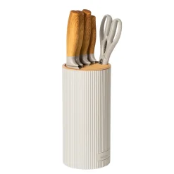 Ceppo coltelli con stand Wood Design 5 pezzi