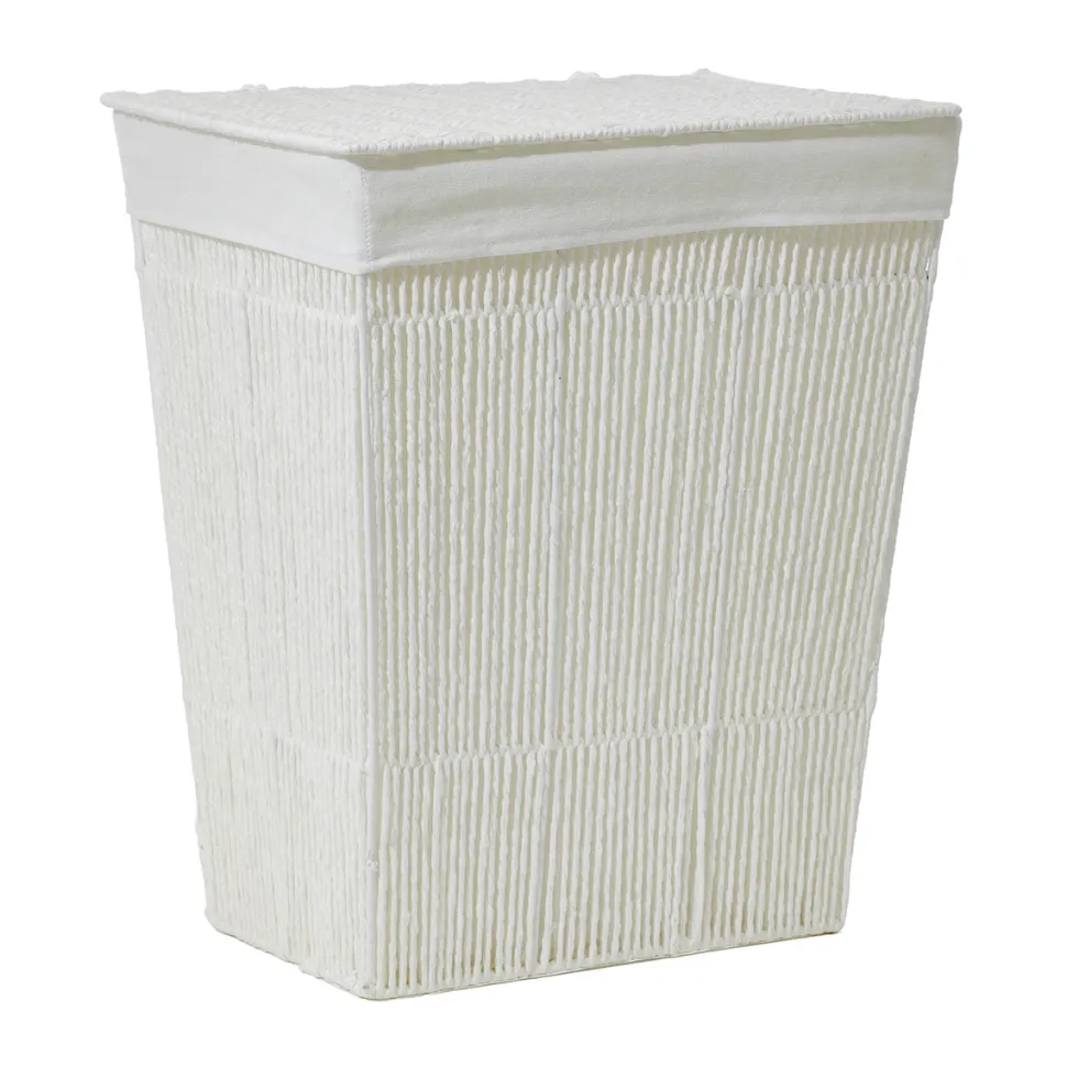Cesta Portabiancheria Bianca