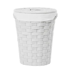 Cesta Portabiancheria in tnt Bianca