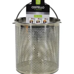 Cestello Forato in acciaio diametro 15cm