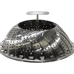 Cestello per Cottura a Vapore Pieghevole in acciaio inox diametro 18 cm