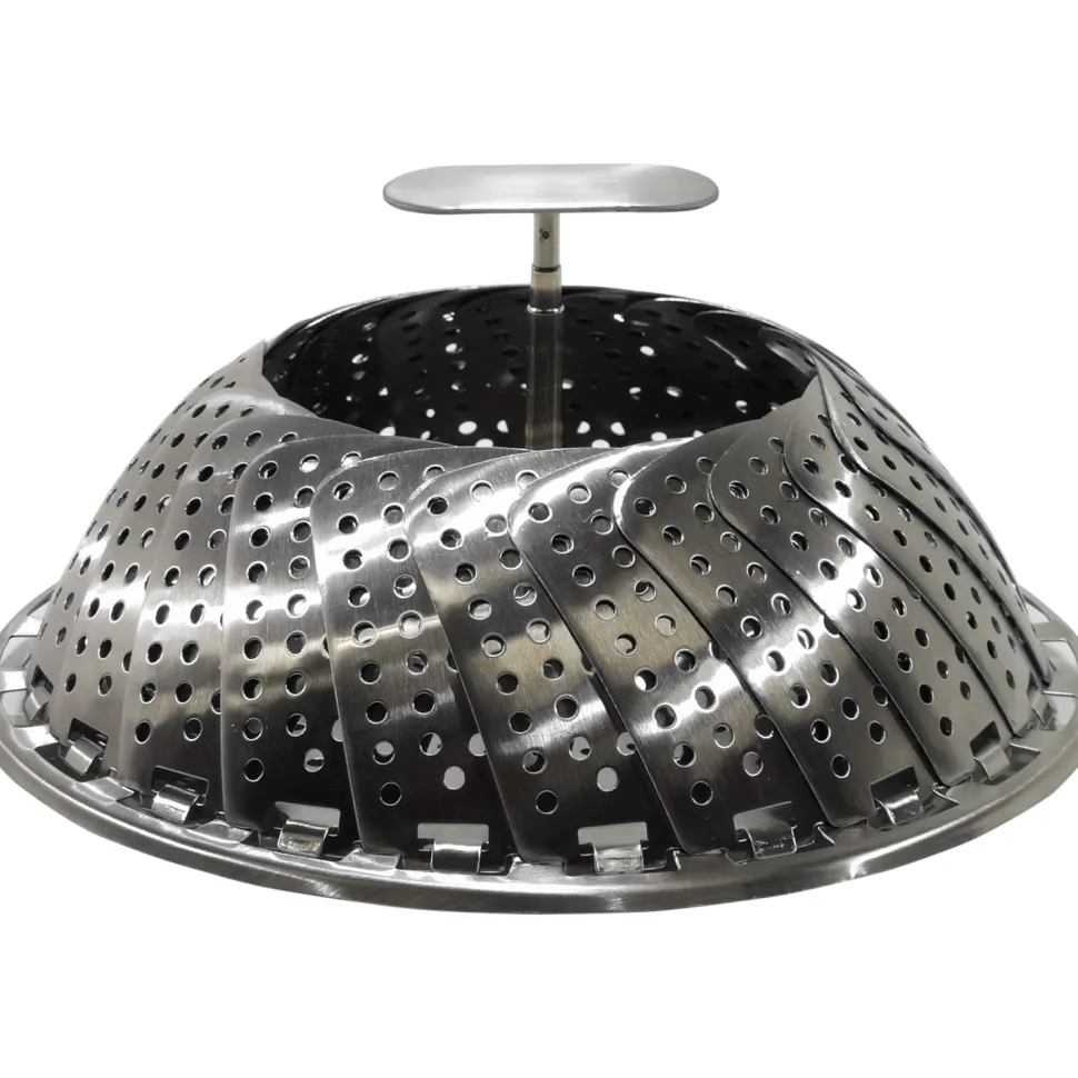 Cestello per Cottura a Vapore Pieghevole in acciaio inox diametro 18 cm