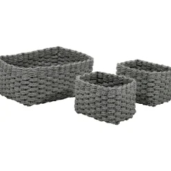 Cestino Multiuso Rettangolare Grigio