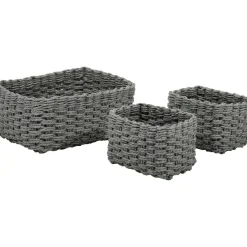 Cestino Multiuso Rettangolare Grigio