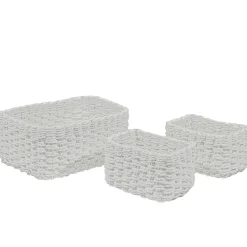 Cestino Multiuso Rettangolare Bianco