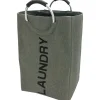 Cesto Portabiancheria con Manici Laundry Grigio