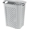 Cesto Portabiancheria Grigio chiaro 50 litri Linea Arianna