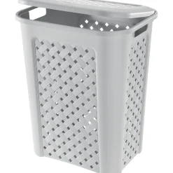 Cesto Portabiancheria Grigio chiaro 50 litri Linea Arianna