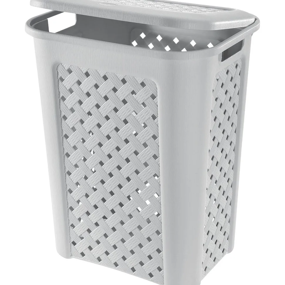 Cesto Portabiancheria Grigio chiaro 50 litri Linea Arianna