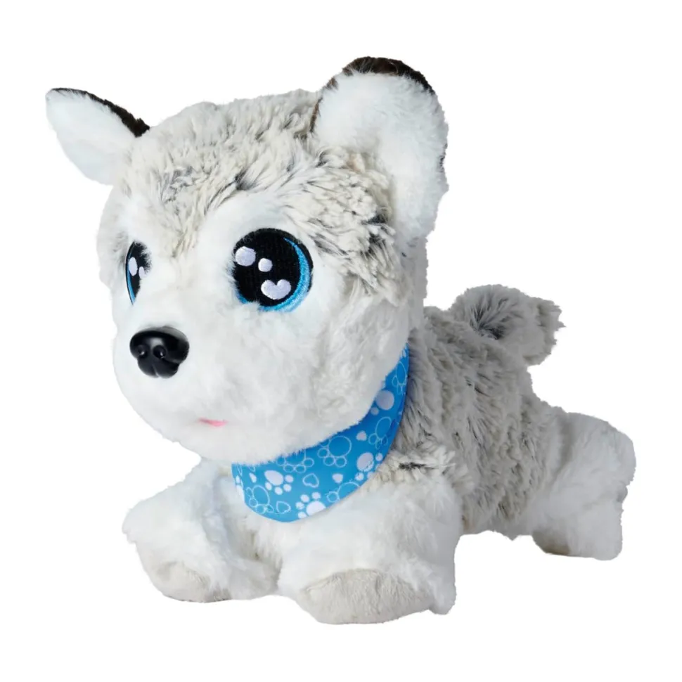 Chi Chi Love Happy Husky Interattivo con Comandi Vocali e Oltre 60 Suoni h30 cm