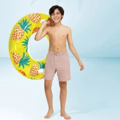 Ciambella Gonfiabile Tropicale con Maniglie diametro 107 cm