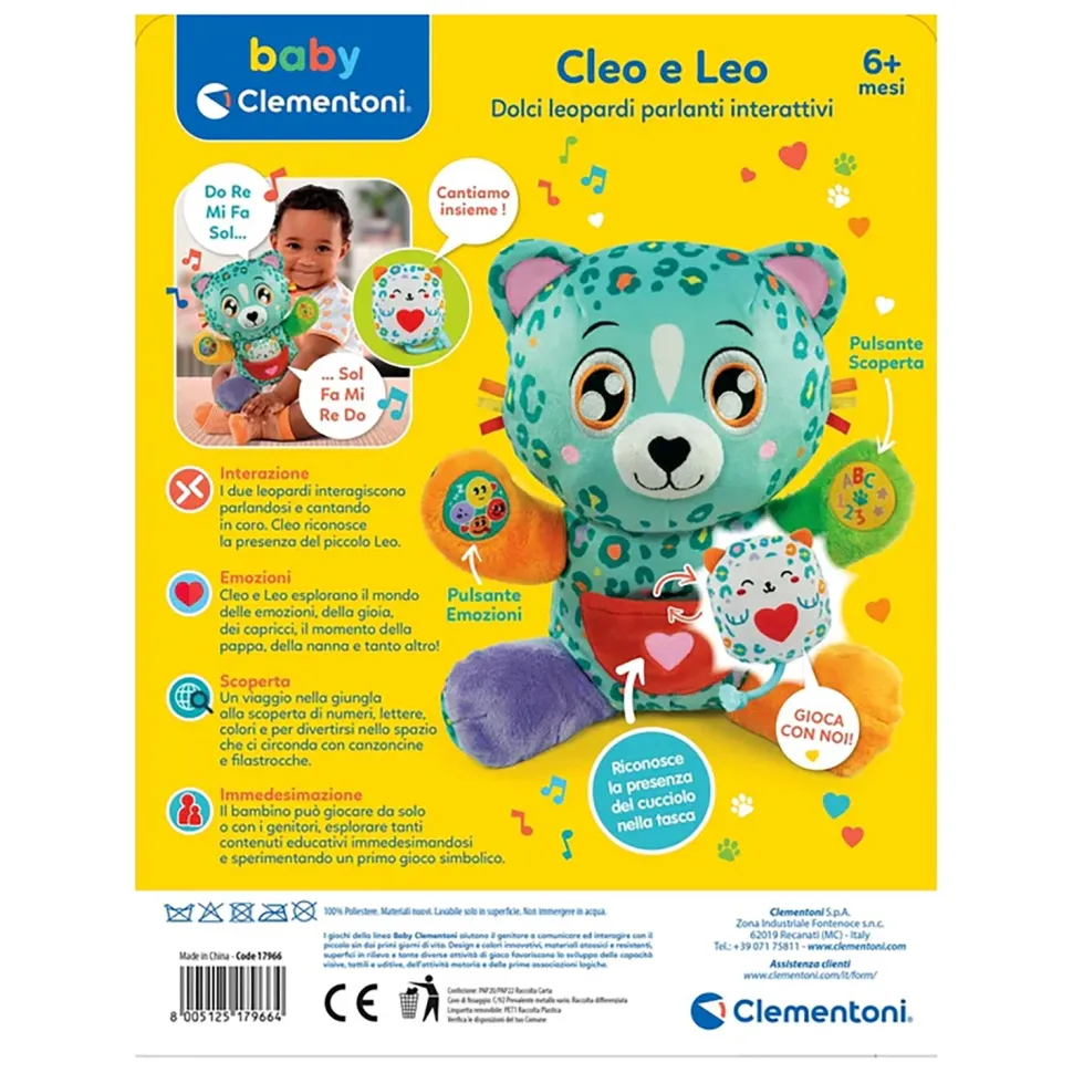 Cleo e Leo Dolci Leopardi Parlanti Interattivi
