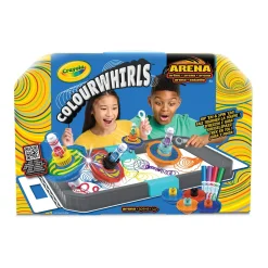 Colour Whirls Arena Set Creativo con Trottole Coloranti e Arena da Gioco Portatile