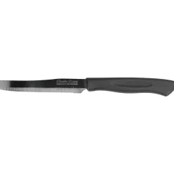 Coltelli da tavola lama in acciaio inox manico nero
