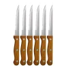 Coltello Bistecca Acciaio Inox con Manico in Legno