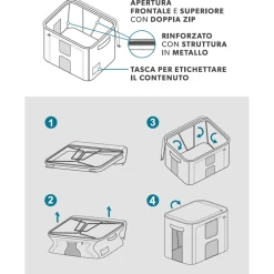 Contenitore Armadio Salvaspazio h30x40x25 cm
