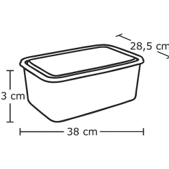 Contenitore Frigo Rettangolare Linea Frigochef