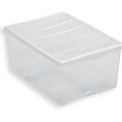 Contenitore in plastica trasparente Box Spring L