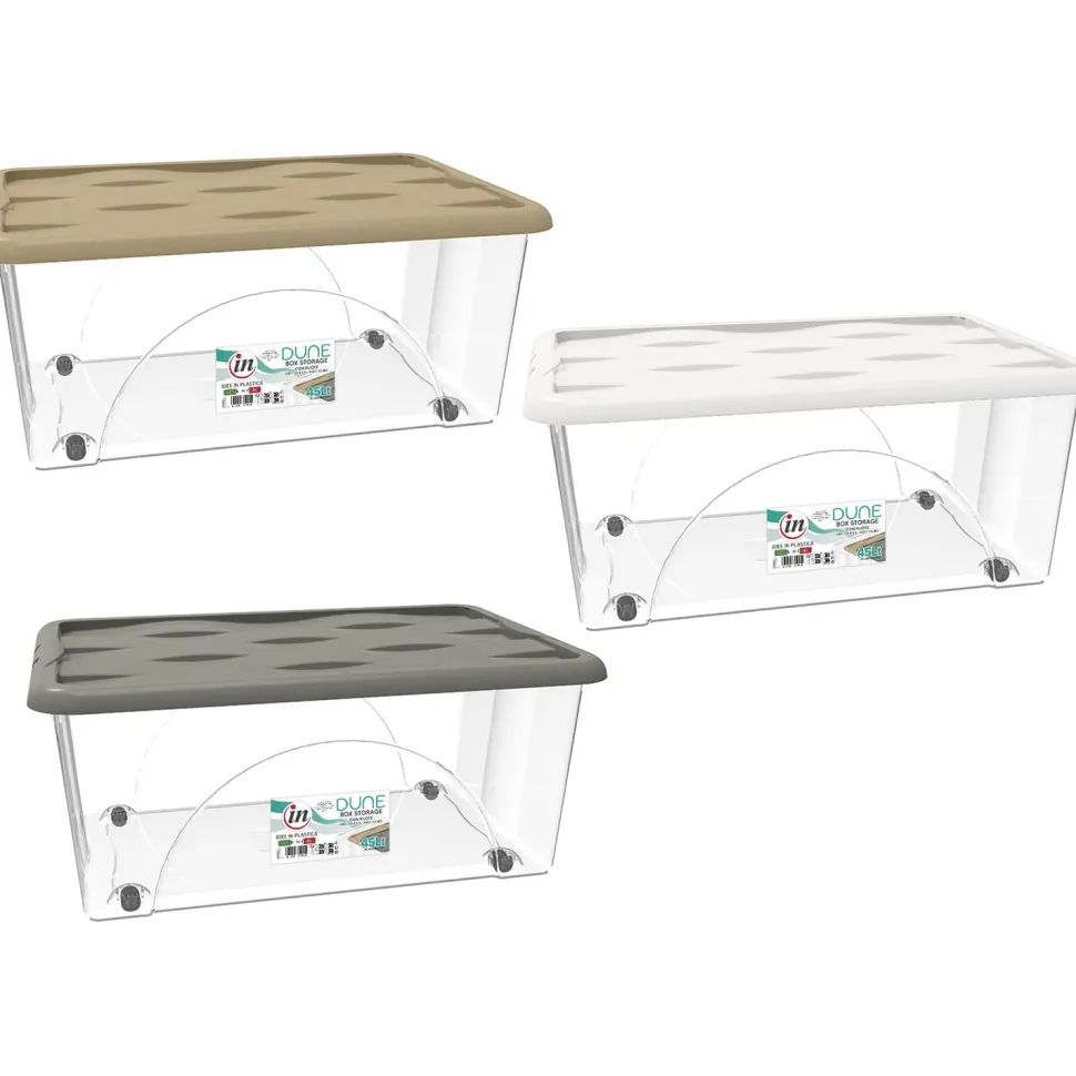 Contenitore Multiuso Storage Box Dune con ruote 45 litri