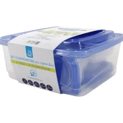 Contenitori con coperchio ermetico in Polipropilene Food Organizer set 21 pezzi