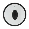 Coperchio in Vetro Temperato con Bordo in Silicone diametro 18 cm